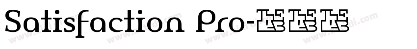 Satisfaction Pro字体转换